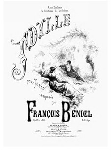 Idylle, Op.125 No.1: Para Piano by Franz Bendel