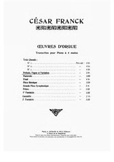 Prelude, Fugue et Variation: Para Piano by César Franck