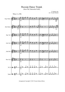 No.4 Russian Dance (Trepak): For orff ensemble (full version) by Pyotr Tchaikovsky