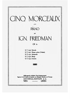 Cinq Morceaux, Op.81: No.1 Sérénade by Ignaz Friedman