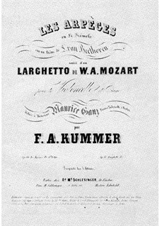 Quintet for Clarinet and Strings in A Major, K.581: Movement II. Arrangement for cello and piano by Wolfgang Amadeus Mozart