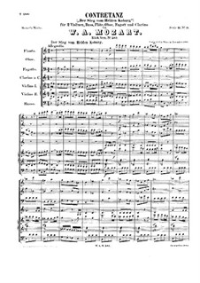 Contredanse for Orchestra in C Major 'Der Sieg vom Helden Coburg', K.587: Contredanse for Orchestra in C Major 'Der Sieg vom Helden Coburg' by Wolfgang Amadeus Mozart