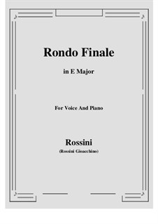 Rondo Finale: Rondo Finale by Gioacchino Rossini