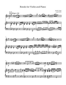 Rondo for Violin and Piano: Rondo for Violin and Piano by Jordan Grigg