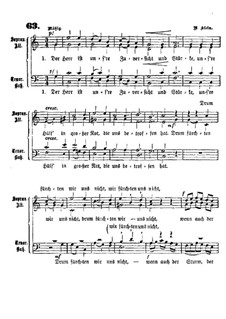 Der Herr ist unsere Zufersicht: Singpartitur by Bernhard Klein