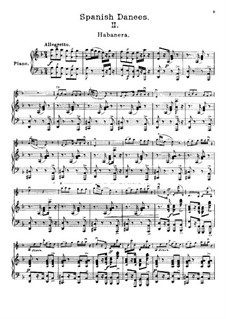Habanera, Op.21: para violino by Pablo de Sarasate