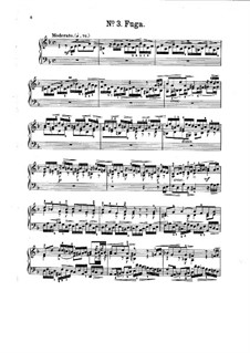 Fugue in D Minor, BWV 948: Para Piano by Johann Sebastian Bach