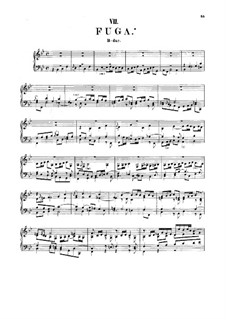 Fugue in B Flat Major, BWV 955: Para Piano by Johann Sebastian Bach