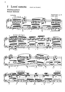 Five Etudes, Op.56: Para Piano by Zdeněk Fibich