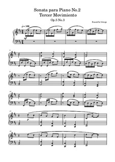 Sonata para Piano No.2, Op.5 No.3: Tercer Movimiento by Beautiful things Martínez