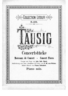 Three Marches Militaires for Piano Four Hands, D.733 Op.51: March No.1, for piano by Franz Schubert