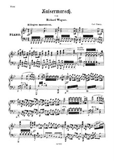 Imperial March, WWV 104: partitura para piano by Richard Wagner