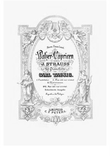 Waltz-Caprice No.3 after 'Wahlstimmen' by J. Strauss: Para Piano by Carl Tausig