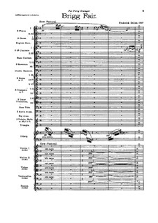 Brigg Fair : partitura completa by Frederick Delius