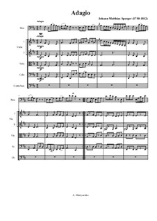 Adagio: Adágio by Johannes Matthias Sperger