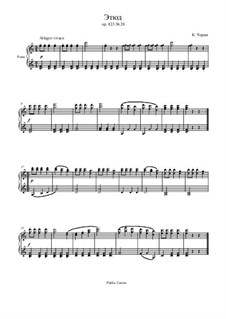 The Little Pianist, Op.823: Etude No.28 by Carl Czerny