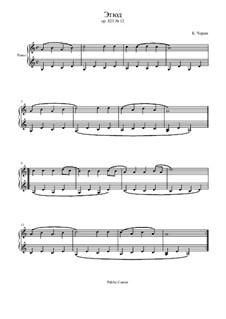 The Little Pianist, Op.823: Estudo No.12 by Carl Czerny