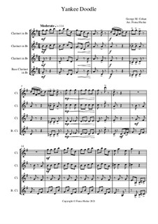 Yankee Doodle Boy: para quarteto de clarinete by George Michael Cohan
