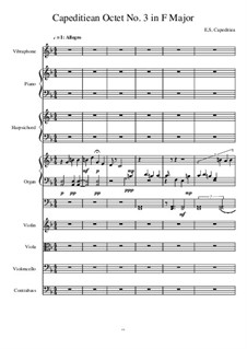 Capeditiean Octet No.3, Op.5: Capeditiean Octet No.3 by E.S. Capeditiea