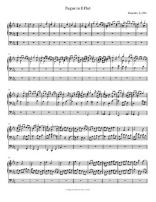 Fugue in E Flat: Fugue in E Flat by Mitch Boucher
