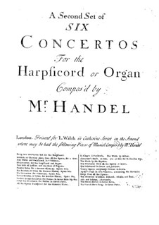 Complete set, HWV 295-300: set completo by Georg Friedrich Händel