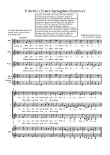 Hilariter - early German hymn: Hilariter - early German hymn by Unknown (works before 1850)