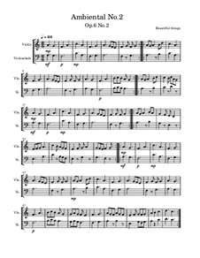 Ambiental No.2, Op.6 No.2: Ambiental No.2 by Franco Martínez Secco