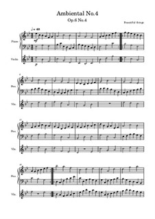 Ambiental No.4, Op.6 No.4: Ambiental No.4 by Franco Martínez Secco