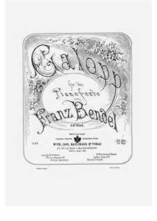 Galopp, Op.86: Galopp by Franz Bendel