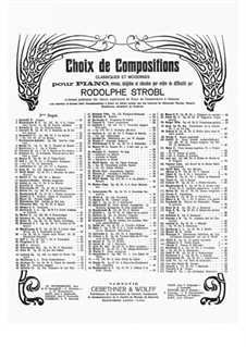 Souvenir de Ischl, Op.105: No.2 Ricordanza by Franz Bendel
