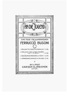 An die Jugend (To Youth), BV 254: Book II. Preludio, Fuga e Fuga figurata (by Bach) by Ferruccio Busoni