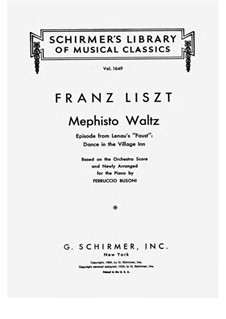 Two Episodes from Lenau's Faust, S.110: No.2 The Dance in the Village Inn by Franz Liszt