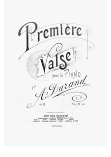 Waltz in E Flat Major, Op.83: Para Piano by Auguste Durand