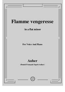 Le domino noir (The Black Domino): Flamme Vengeresse (a flat minor) by Daniel Auber