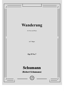 No.7 Wanderung (Wandering): F Maior by Robert Schumann