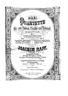 String Quartet No.8 in C Major, Op.192 No.3: Partes by Joseph Joachim Raff