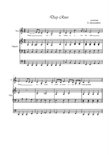 Deep River: para voz e orgão by folklore