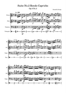 Suite No.2, Op.8: No.3 Rondo capricho by Franco Martínez Secco