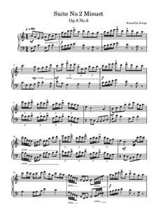 Suite No.2, Op.8: No.6 Minuet by Franco Martínez Secco