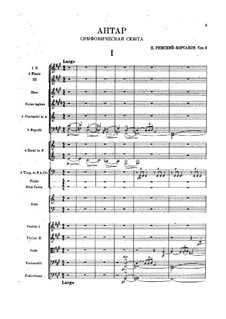 Symphony No.2 in F Sharp Minor 'Antar', Op.9: Partitura completa by Nikolai Rimsky-Korsakov