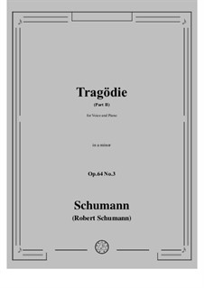 No.3 Tragodie: Part II in a minor by Robert Schumann