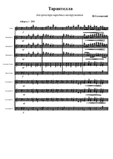 Tarantella: para orquestra russa folk by Vladimir Solonskiy