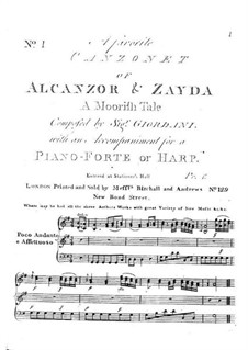 Alcanzor and Zayda: Alcanzor and Zayda by Tommaso Giordani