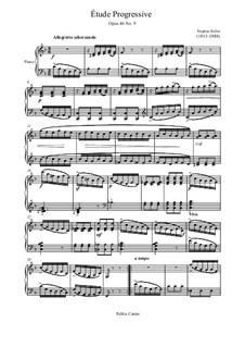 Thirty Progressives Studies, Op.46: Estudo No.9 by Stephen Heller