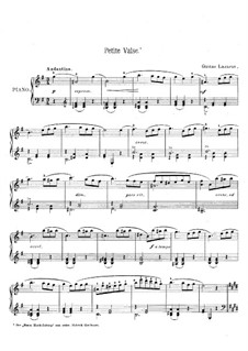 Petite Valse: Petite Valse by Gustav Lazarus