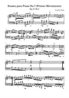 Sonata para Piano No.7, Op.11 No.5: Primer movimiento by Beautiful things Martínez