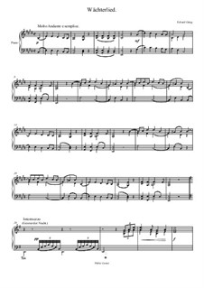 Lyric Pieces, Op.12: No.3 Watchman's Song by Edvard Grieg