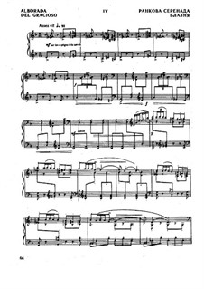 Miroirs. Suite for Piano, M.43: Movement IV Alborada del gracioso by Maurice Ravel