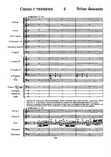 No.4 Scene dansante (Drosselmeyer's Arrival and Distribution of Presents): para orquestra sinfonica by Pyotr Tchaikovsky