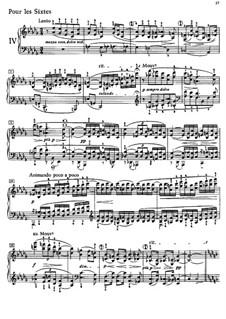 Etudes, L.136: No.4 Pour les sixtes by Claude Debussy